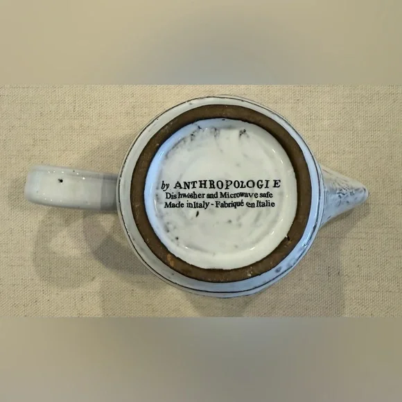 Anthropologie The Glenna Italian Earthenware Creamer - Picture 5 of 5